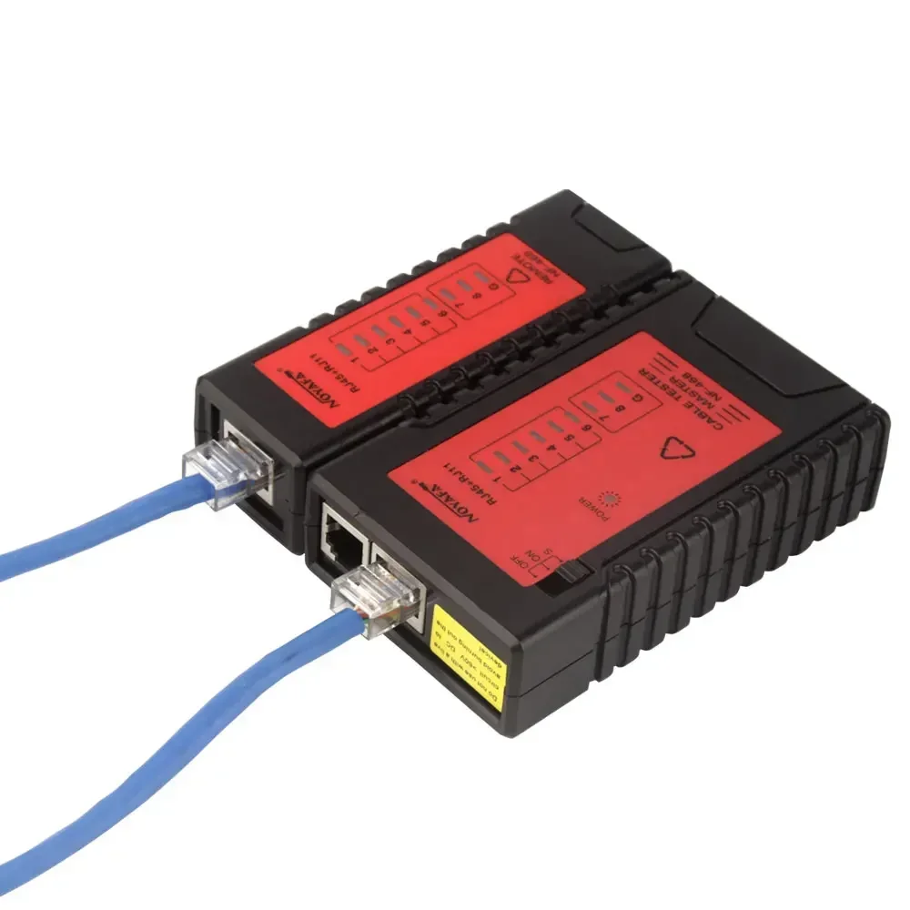 NOYAFA NF-468 Cable Tester Continuity Check for RJ11 RJ45 Multifunctional Quick Detection Automatic Cable Testing Tool