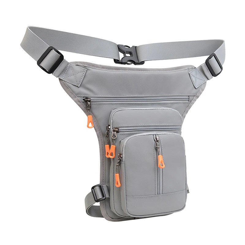 Suitable for both men and women, motorcycle leg side crossbody bag, tactical rider riding bag, waist bag