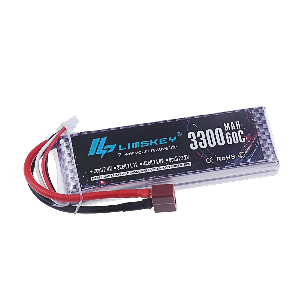 Batterie LiPo 11.1V 7200mAh XT60 pour Voiture RC