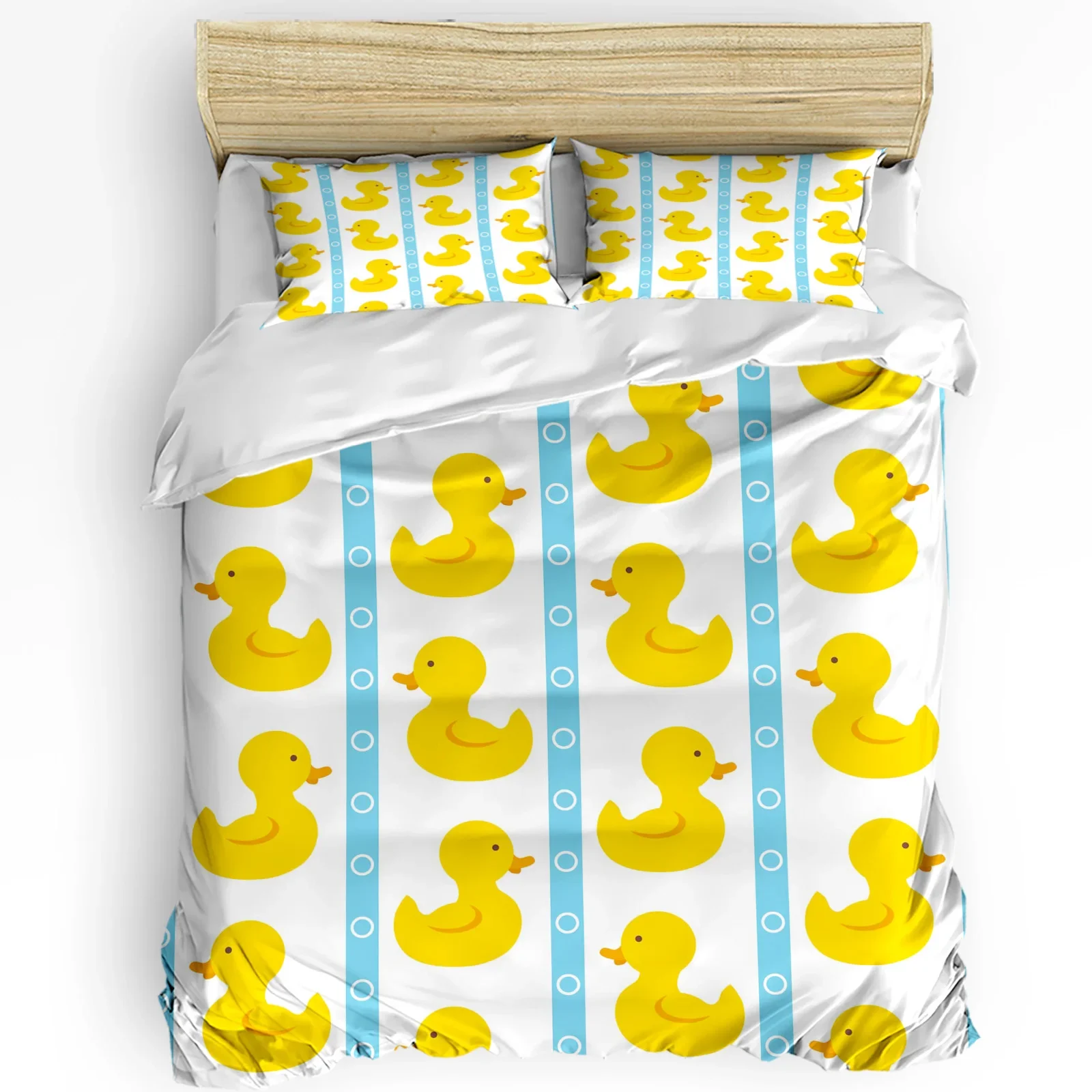 

Duck Animal Lovely Character Duvet Cover 3pcs Bedding Set Home Textile Quilt Cover Pillowcases Bedroom Bedding Set No Sheet