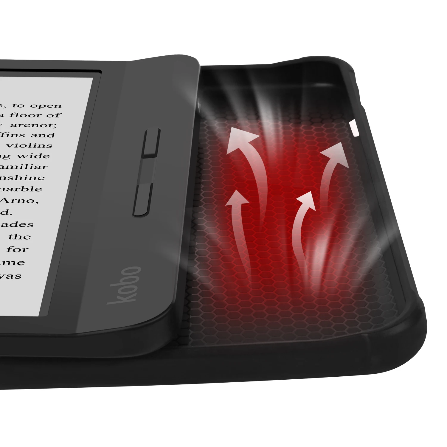 Magnetic Protective Slimshell para Kobo Libra Soft Case com Alça de Mão Smart Fabric Cover Libra H2o Tolino Vision 6 - Imagem 3