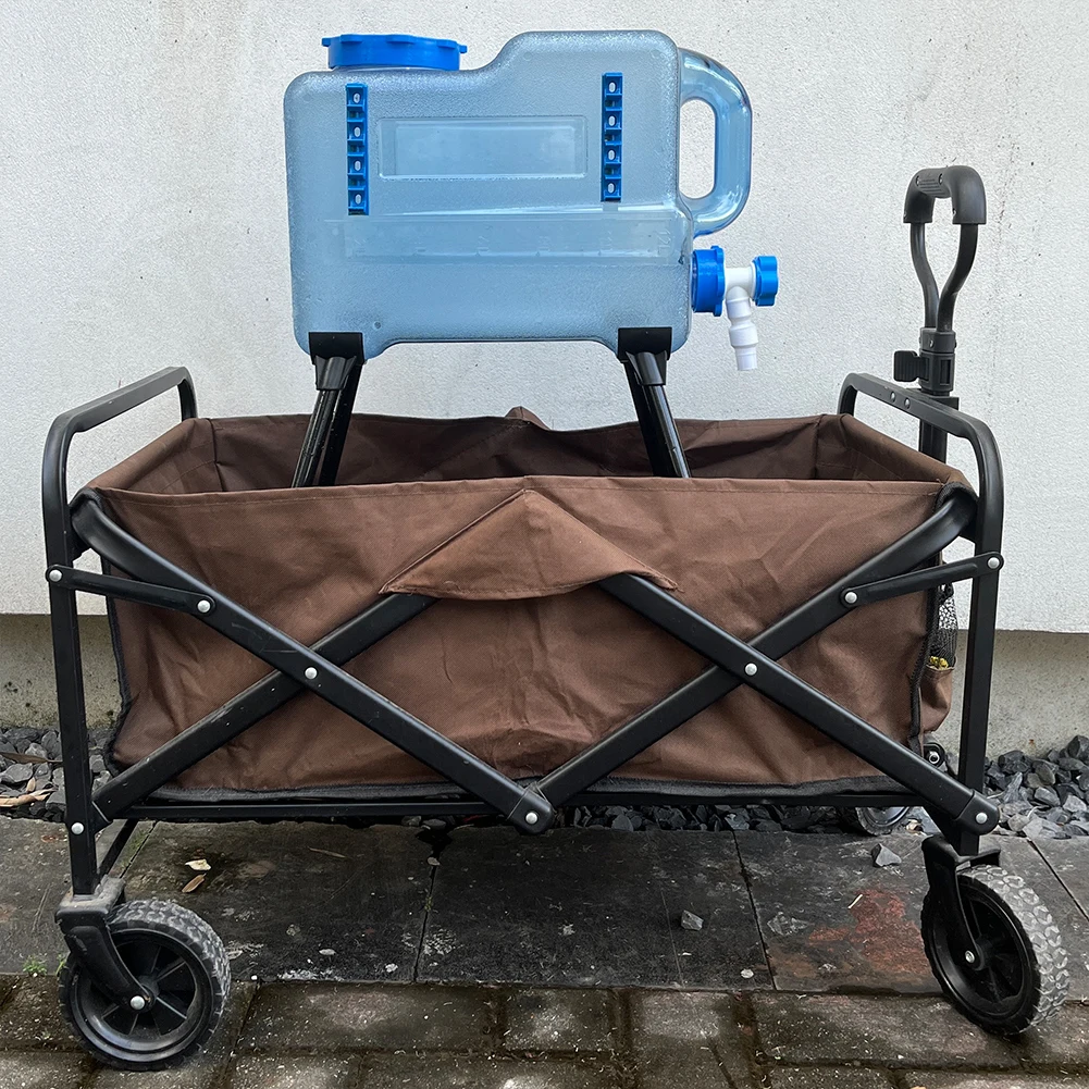 Folding Cooler Stand Frame Strong Load Bearing Foldable Ice Box Holder Detachable Cooler Luggage Rack for Outdoor Camping Hiking