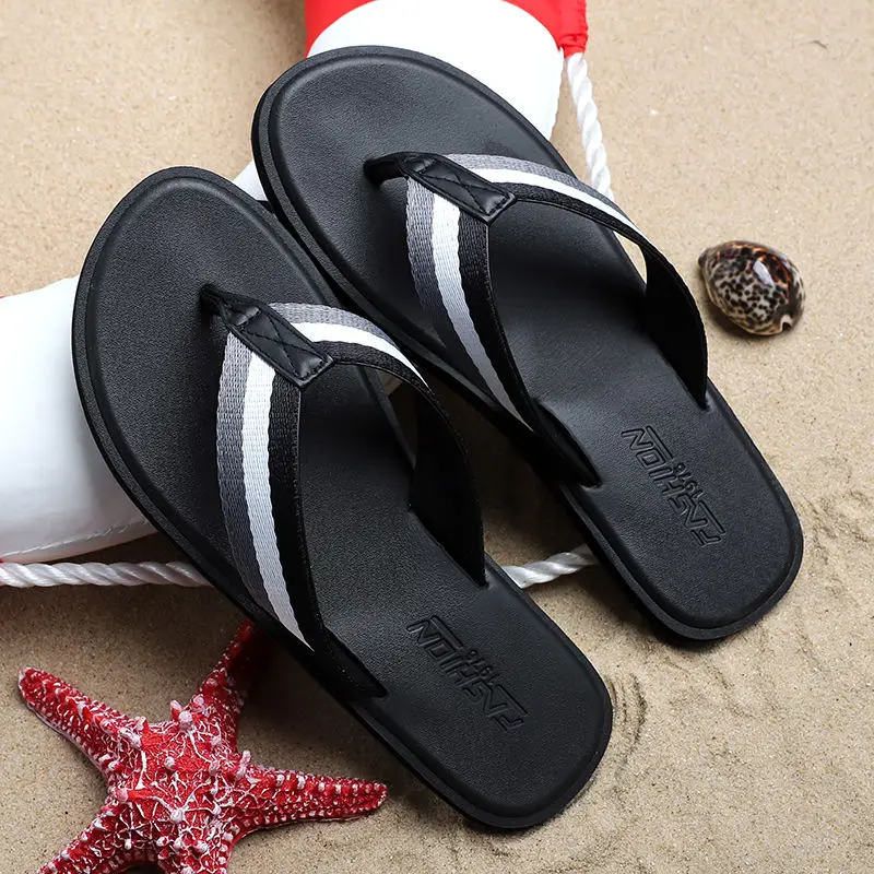WEH flip flops men designer beach summer slides for men luxury