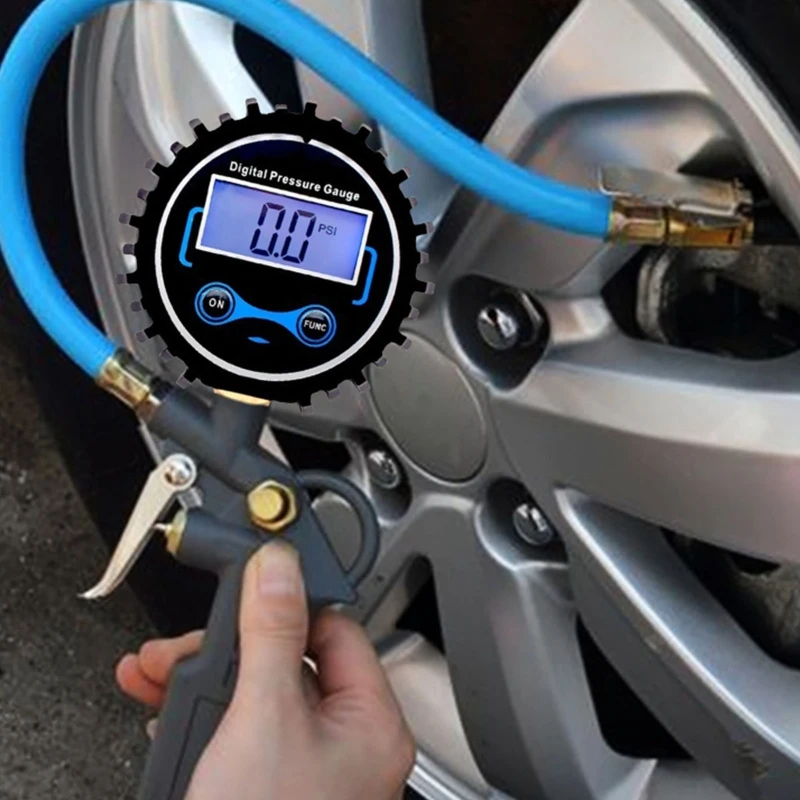 Upgraded Digital Tire Pressure Gauge 0-250  Tire Gauge for Car SUV Truck & Motorcycle G1/G1/2 Bottom Connector 94PD