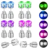 1/2PCS Light Up LED Bling Ear Stud Earrings for Women Color Light Up Earring Studs Light Up Earrings for Rave Party Accessories 4