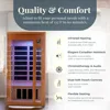 Dynamic Saunas Home Sauna with Infrared Lighting for up to 2 People, Saunas for home,  portable sauna room 3