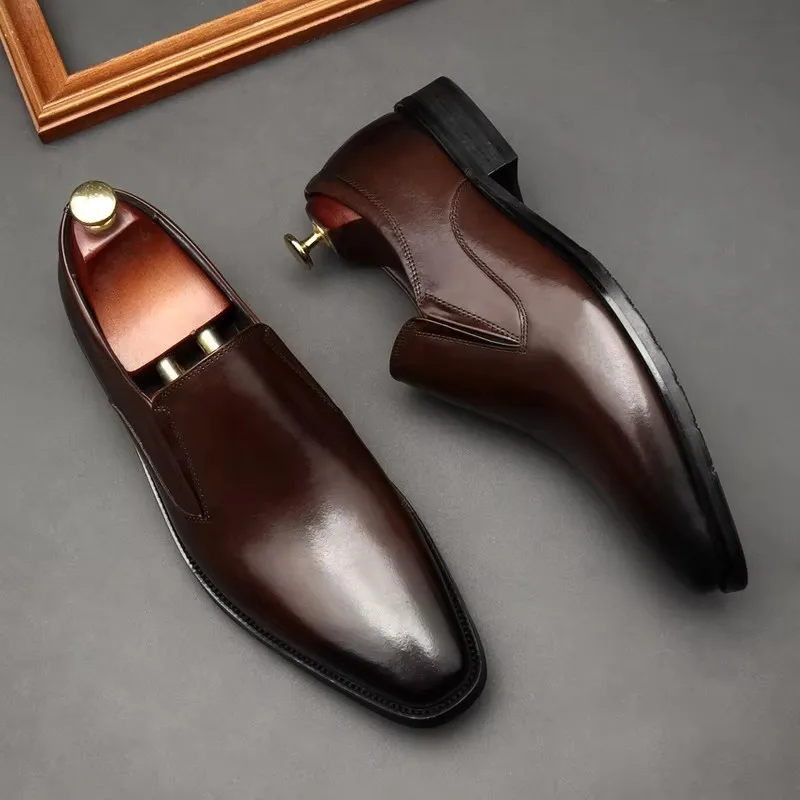 Shoes for men, dress shoes, shoes for men with ,wedding shoes,English style, round head, large size 46
