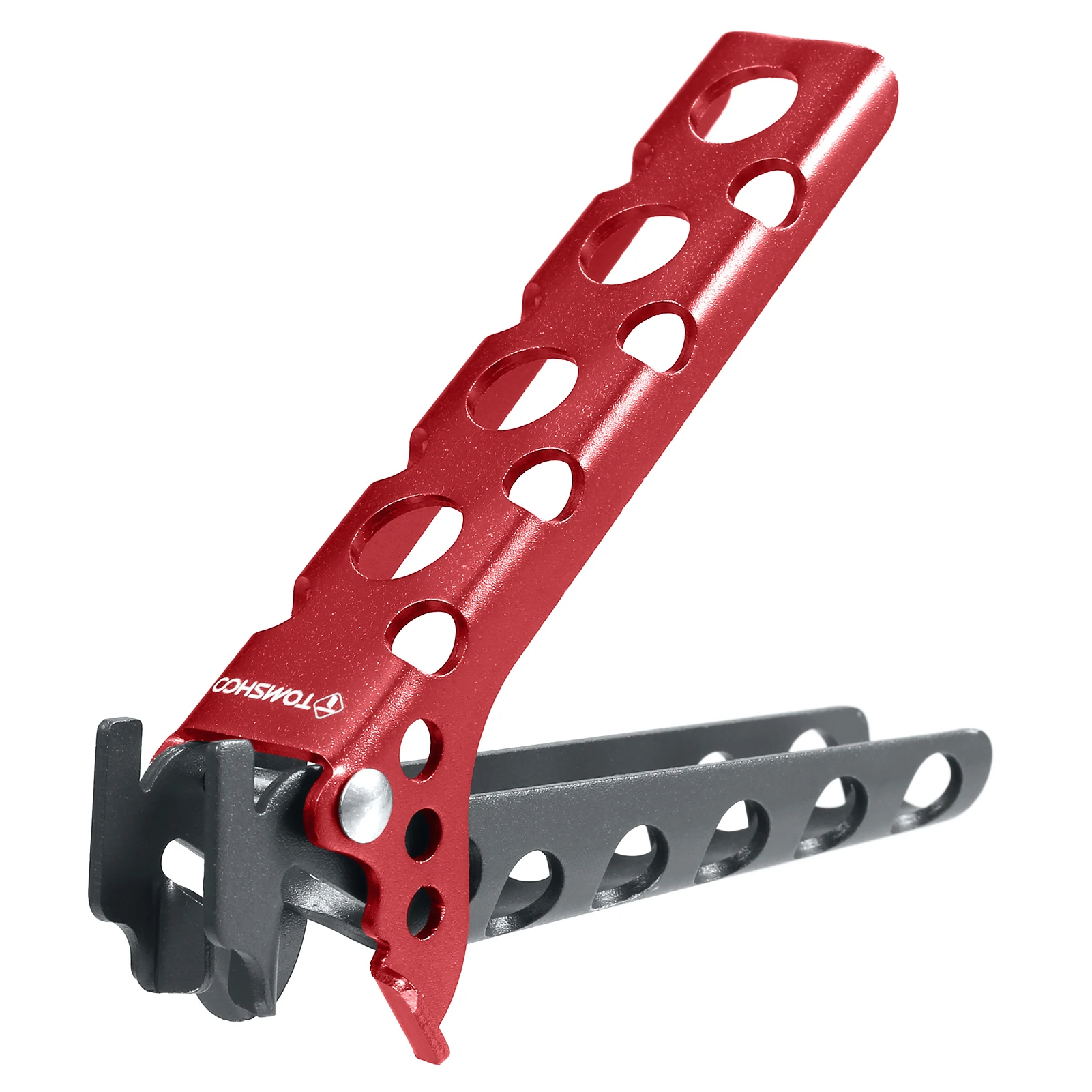 TOMSHOO Aluminum Pot Clamp Pan Handler Pot Lifter Cooking Gripper Pot Anti-Hot Clip Holder Clamp Camping Cookware Dish Holder