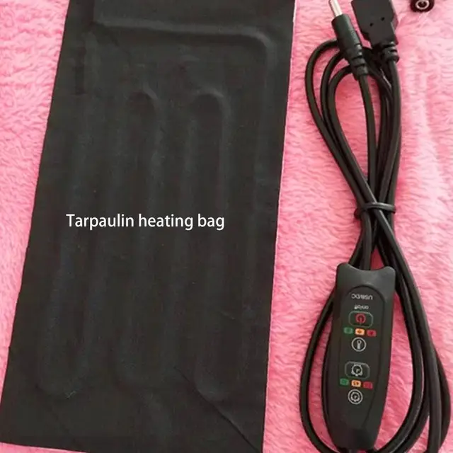 Szénszálas Fűtőpad Usb Töltő Derék Hasa Melegítő Szőnyeg Állítható Hőmérsékletű Ruhák Fűtőpárnák Nyakhoz És Háton - Image 2