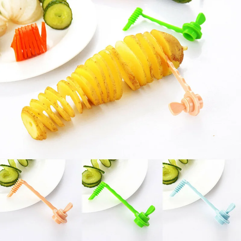 Trancheuse à Légumes Spirale Tornade – Pour Pommes De Terre, Frites, Légumes En Folie !
