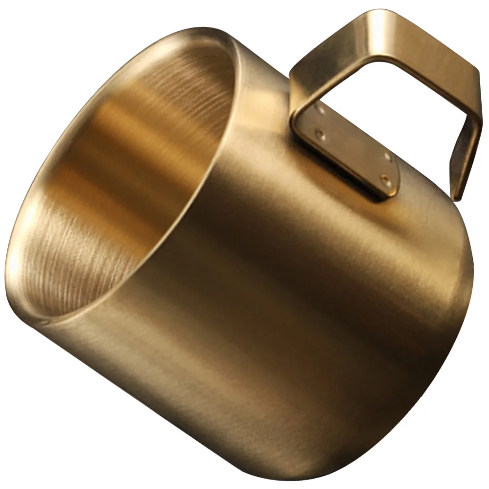 1pc Stainless Steel Coffee Mug Metal Coffee Cup Mug Large Capacity Cereal Breakfast Espresso Cup Espresso