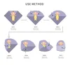120x110cm Bamboo Cotton Baby Muslin Swaddle Blanket Cute Soft Print Baby Towel Wrap 5