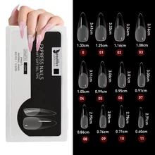  Beautilux Express Nails 552pcs/box Oval Stiletto Almond Square Coffin French False Fake Soak Off Gel Nail Tips American Capsule 