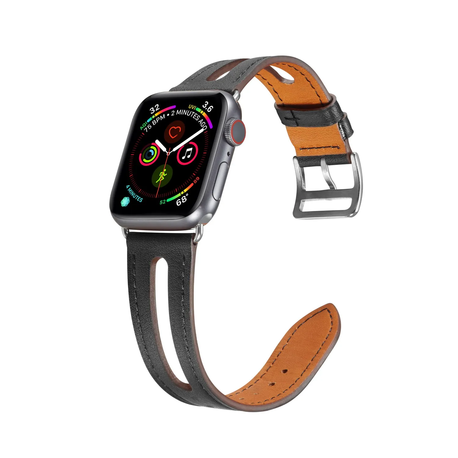 Leather Strap For Apple Watch Band 49mm 45mm 41mm 44mm 40mm 42mm 38mm Bracelet Wristband Belt iWatch Ultra 8 7 6 5 4 3 SE Correa