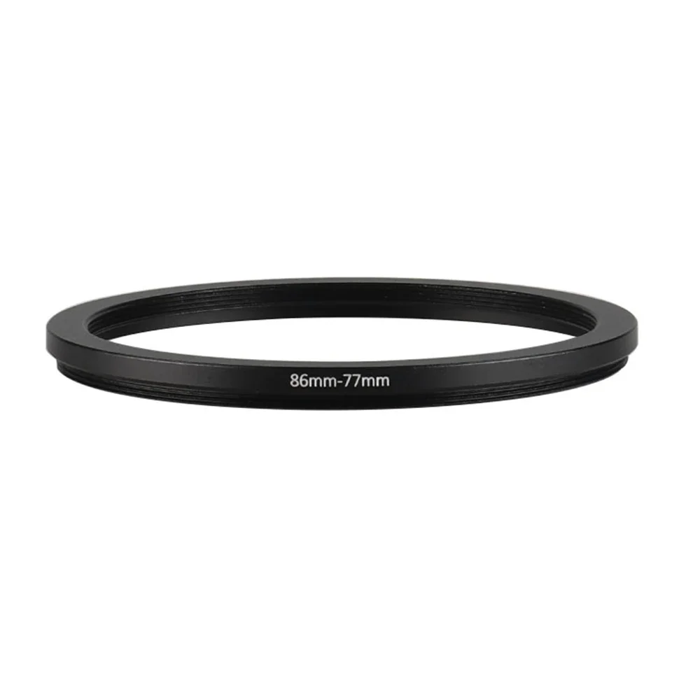 

Aluminum Black Step Down Filter Ring 86mm-77mm 86-77mm 86 to 77 Adapter Lens Adapter for Canon Nikon Sony DSLR Camera Lens