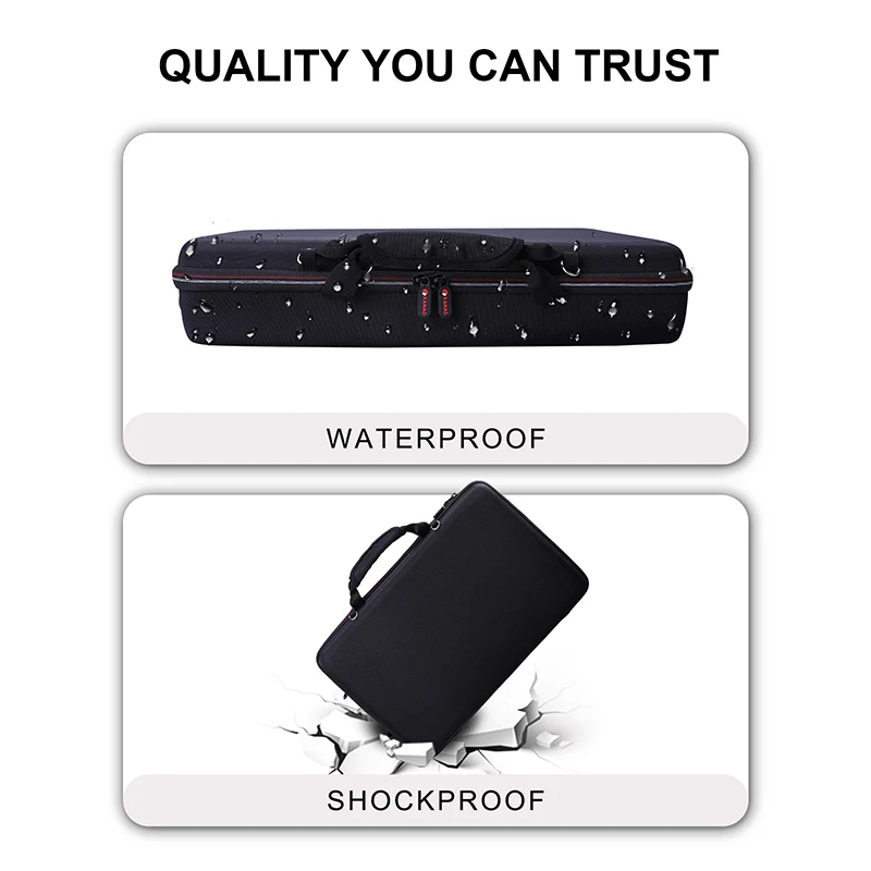 XANAD Travel EVA Hard Carrying Case for Аkai Professional MPC Live II Protective Carrying Storage Bag turntable carrying case