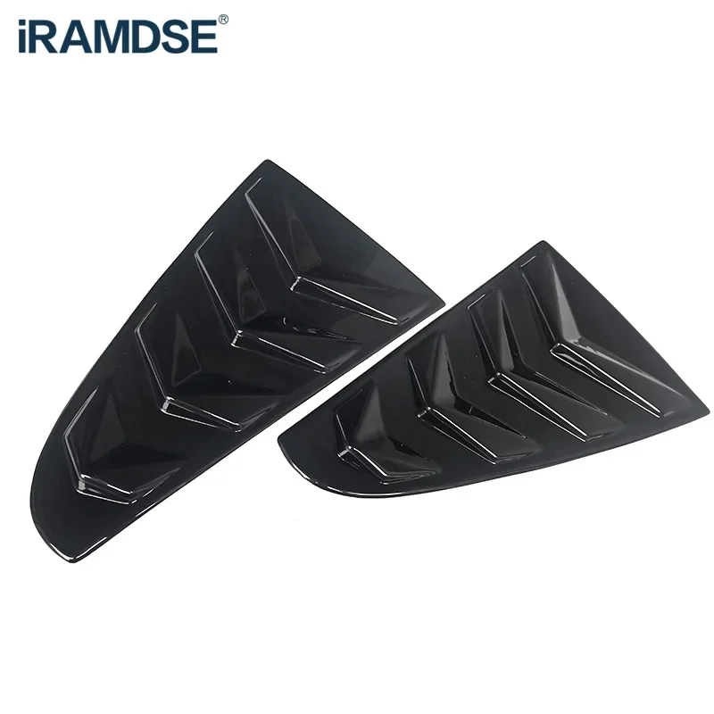 Quarter Side Window Louver Scoop Cover Vent Carbon Surface Spoiler Decorative Accessories for VW ARTEON Passat CC 2009-car accessories double sided adhesive spoiler