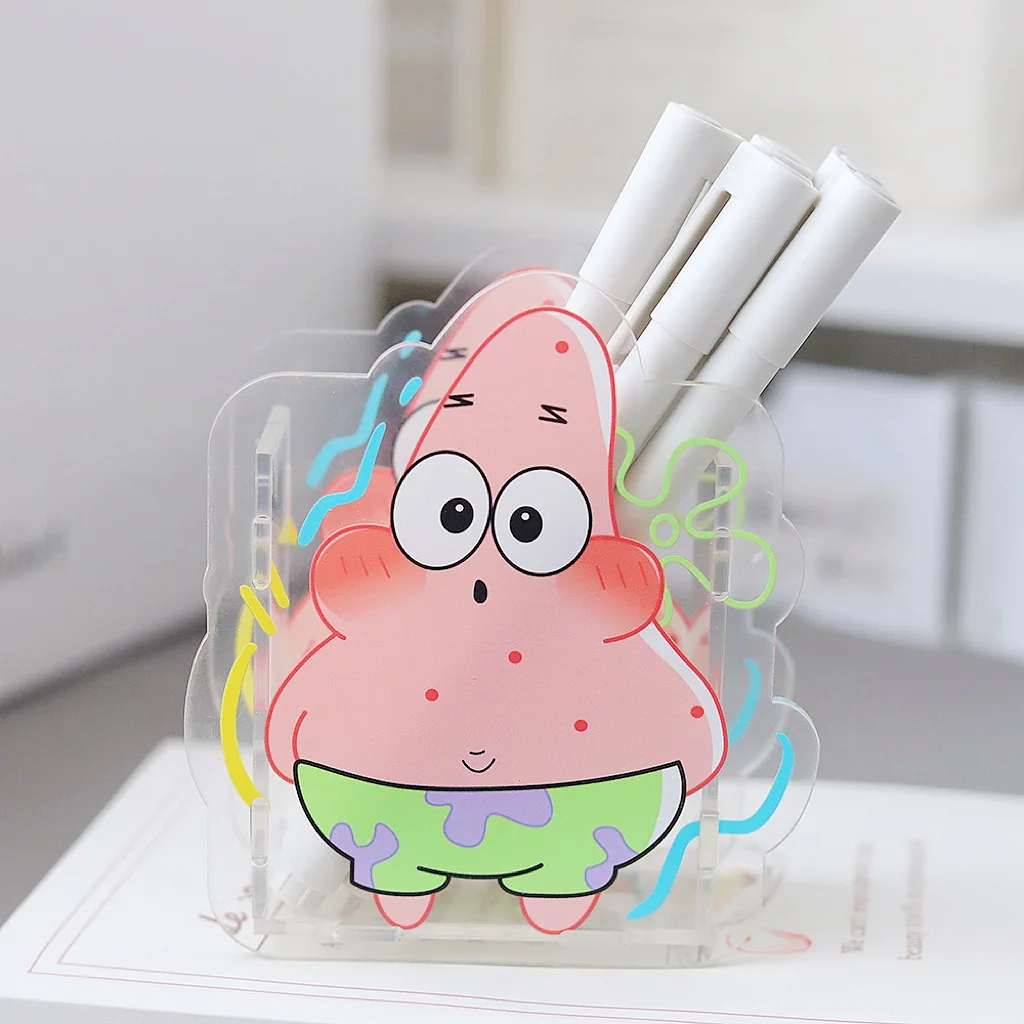 Bob Esponja Lula Molusco Tentáculos Pen Holder, Figura Anime, Desktop Phone  Holder, Cartoon Óculos Bracket, Ornamentos Engraçados, Crianças Brinquedos  - AliExpress