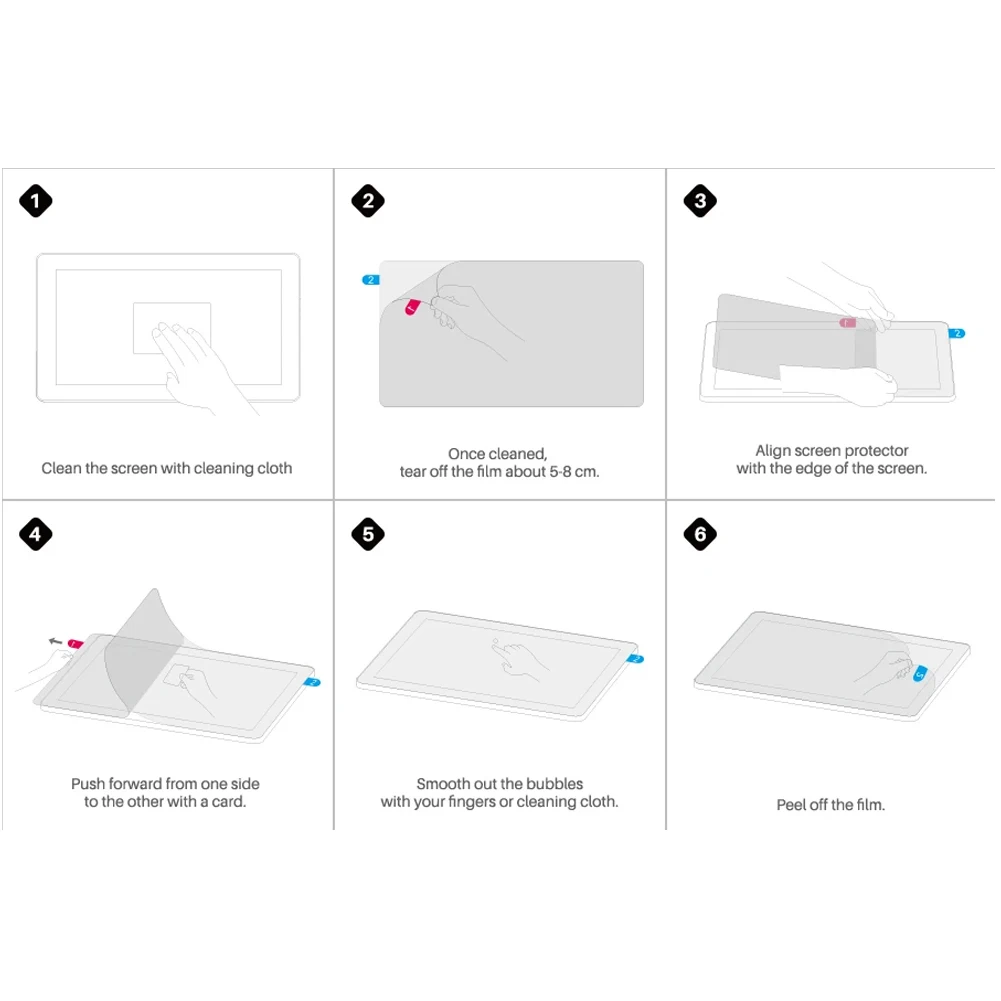 Film de protection pour rougela tablette à dessin, Huion Kamvas Pro 16 Plus, 4K