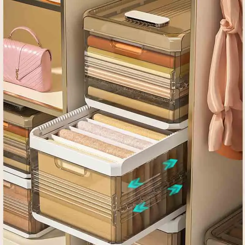 

Clothes Storage Box Drawer Wardrobe Foldable Clothes Toys Finishing Big Box Clothes Organizers for The Baby Closet Organizers