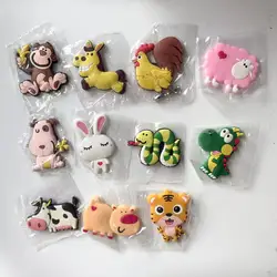 Cute Cartoon Animal Soft Magnetic Refrigerator and Whiteboard Magnet (D)