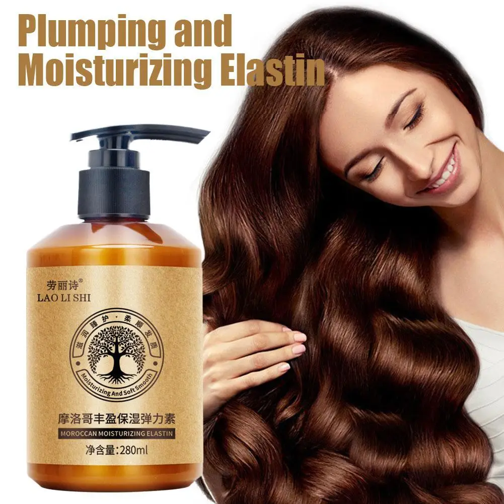 

280ML Moroccan Curl Defining Cream Hair Conditioner Products For Curl, Dry Damaged Bounce Curl Hair Care Long-Lasting Styling