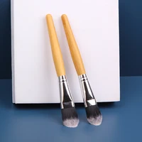 Woman Cosmetic Tool Bamboo Handle Facial Mask Brush Beauty Makeup Brush Cosmetic Tool Sets for Women Home Salon 2