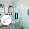 Frameless Shower Glass Panel Support Bar Sturdy Shower Door Hardware Bracket Bathroom Shower Panel Fixing Solution 4