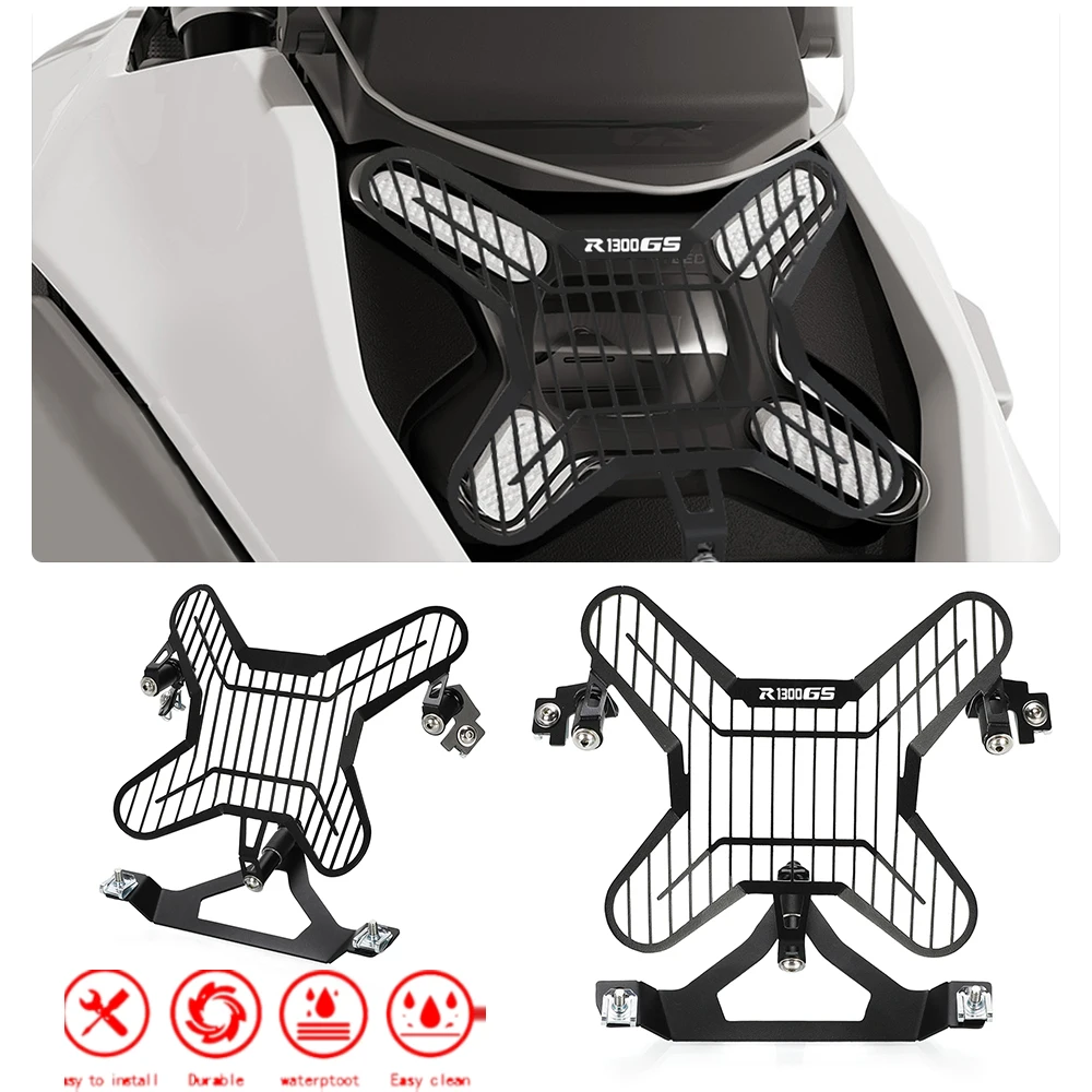 

R1300GS Front Headlight Protector Guard Lense Cover For BMW R 1300GS R1300 GS R 1300 GS ADV ADVENTURE 2023 2024 Motorcycle