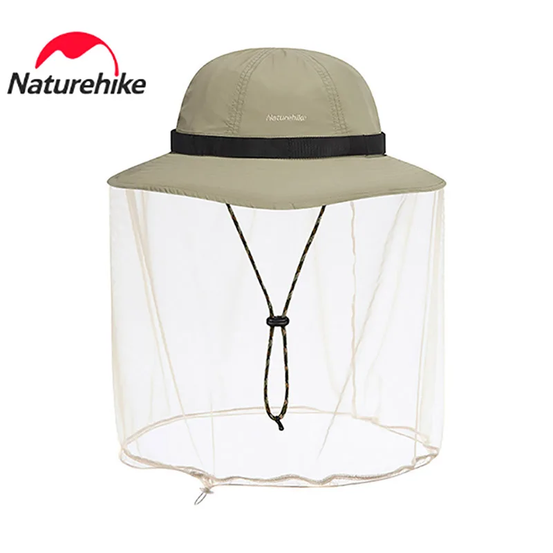 Naturehike Outdoor Fisherman Hat Camping Hiking Anti-Mosquito Sun  Protection Dual-Purpose Sun Hat With Windproof Rope UPF50+ - AliExpress