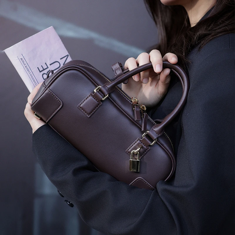 Cerberus Bag In Soft Gain Cow Leather