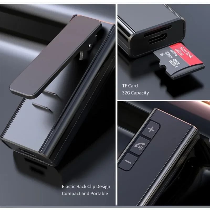 

GR13 Bluetooth-compatible Audional Receiver with Digital Display for Headphone