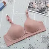 Large size thin breastfeeding bra during pregnancy comfortable gathering anti-sag without underwire maternity underwear 1