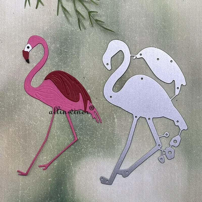 Flamingo-Dekoration, Metall-Stanzformen, Schablonen, gestanzt, für DIY Scrapbooking, Album, Papier, Kartenprägung