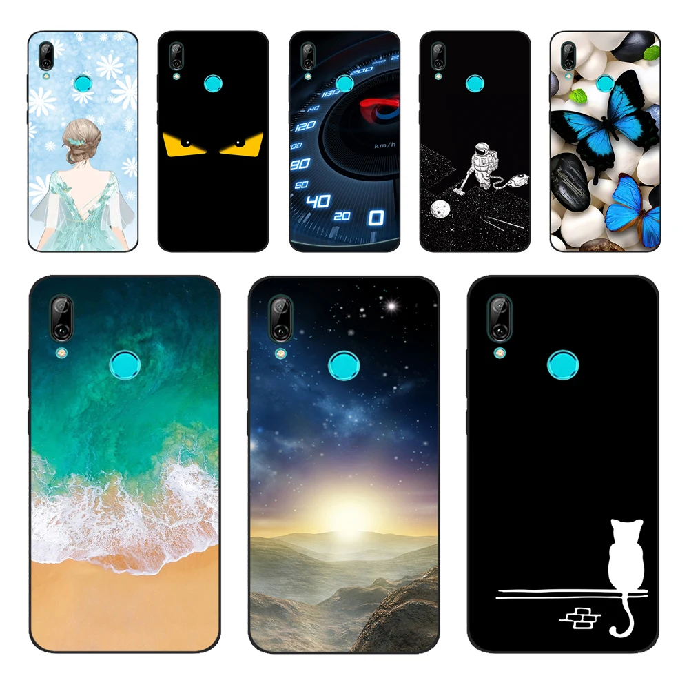 For Huawei P Smart 2019 Cases Silicone Soft Tpu Back Cover For Huawei P Smart 2019 Cover Pot-Lx1 Pot-Lx3 Phone Fundas