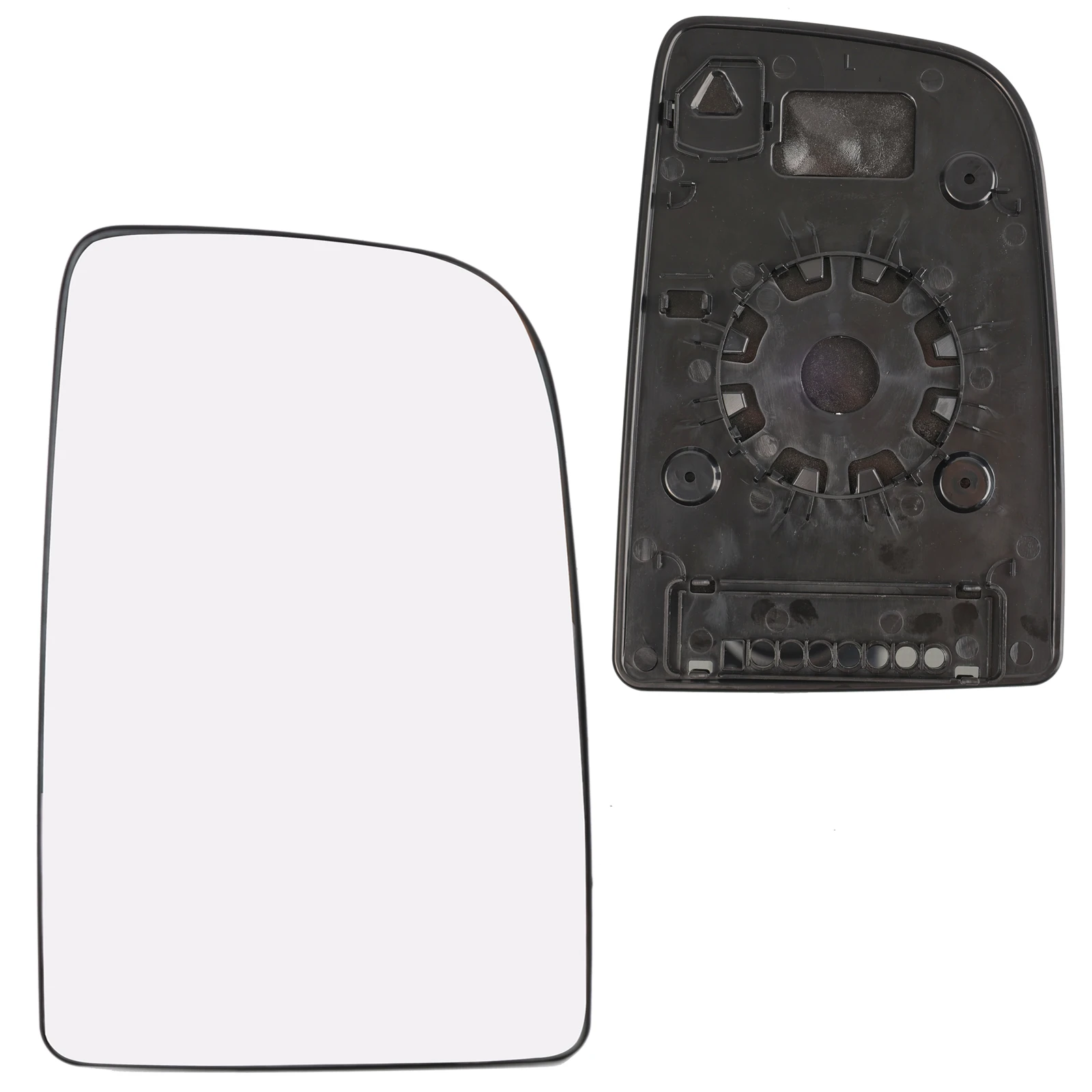 윙 미러 상단 대형 유리 푸시 오른쪽 왼쪽 측면 볼록, 폭스바겐 크래프터 2006 - 2017 메르세데스 스프린터 2006 - 2018 용 비가열