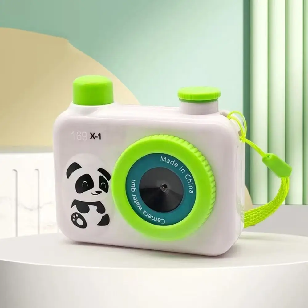 Water Games Cartoon Panda Camera Water Spray Toy ABS Cute Camera Water Squirting Toys Creative Novelty Beach Water Sprayer Beach