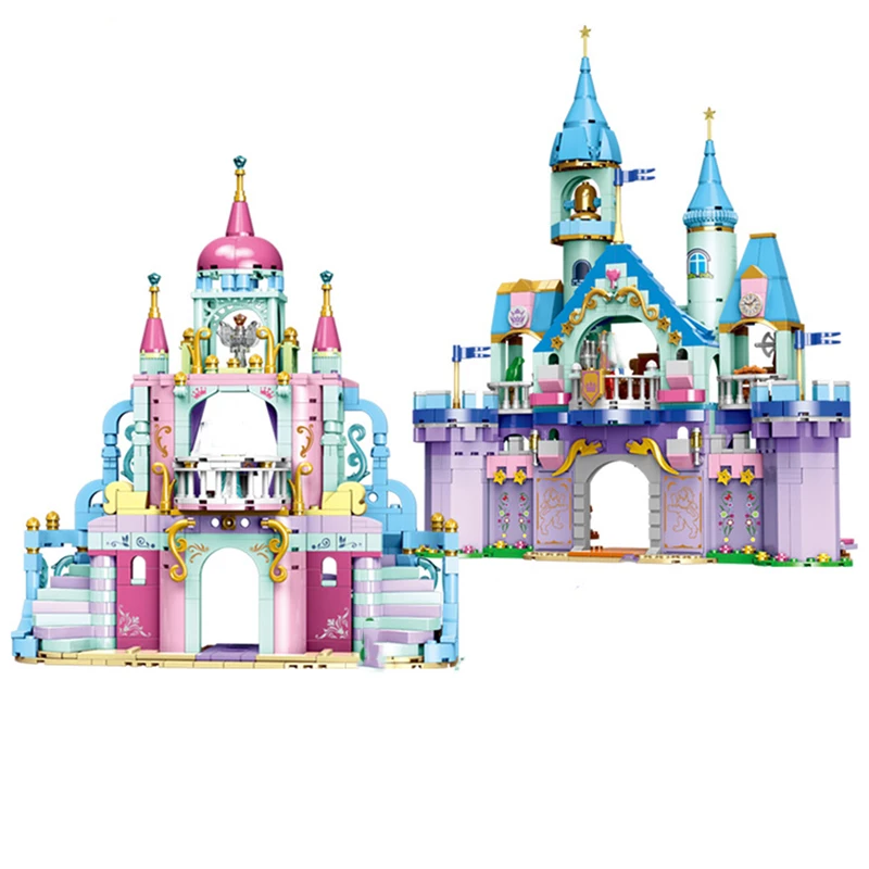 

540PCS+ Castle Model Building Blocks Fairy Tale Princess Prince Children's DIY Toy Friend Education Puzzle Gift