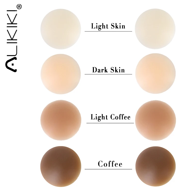 NippleCoverPastiesSiliconeAdhesiveBraLinerForWomenReusable