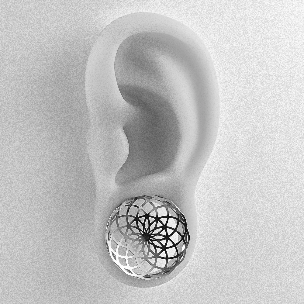 Doearko 2PCS Flower Ear Plugs Stainless Steel Tunnels Stretcher Gauges Expander 8mm-25mm Body Piercing Fashion Jewelry Gift