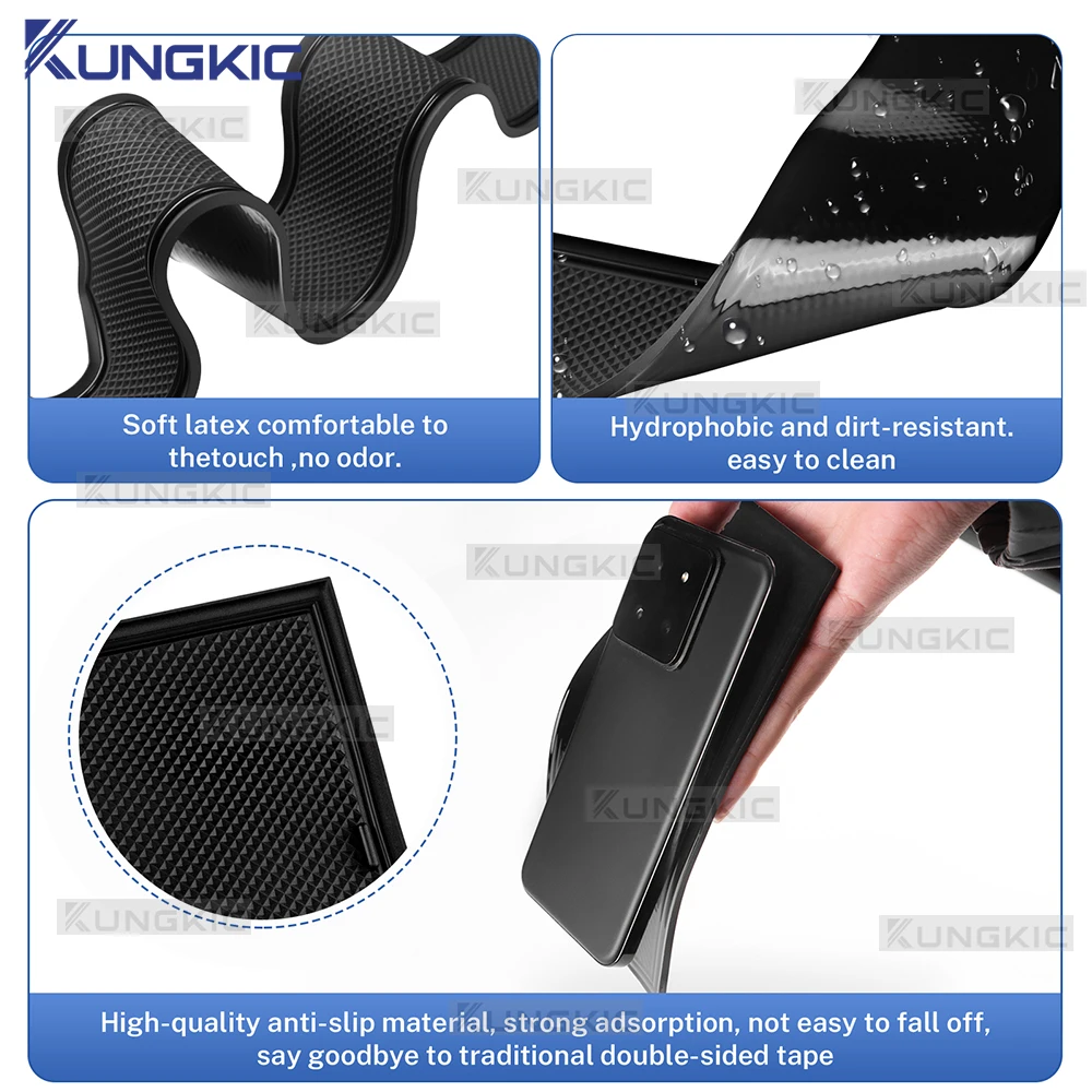Enhanced Anti-Slip Rubber Door Groove Mat