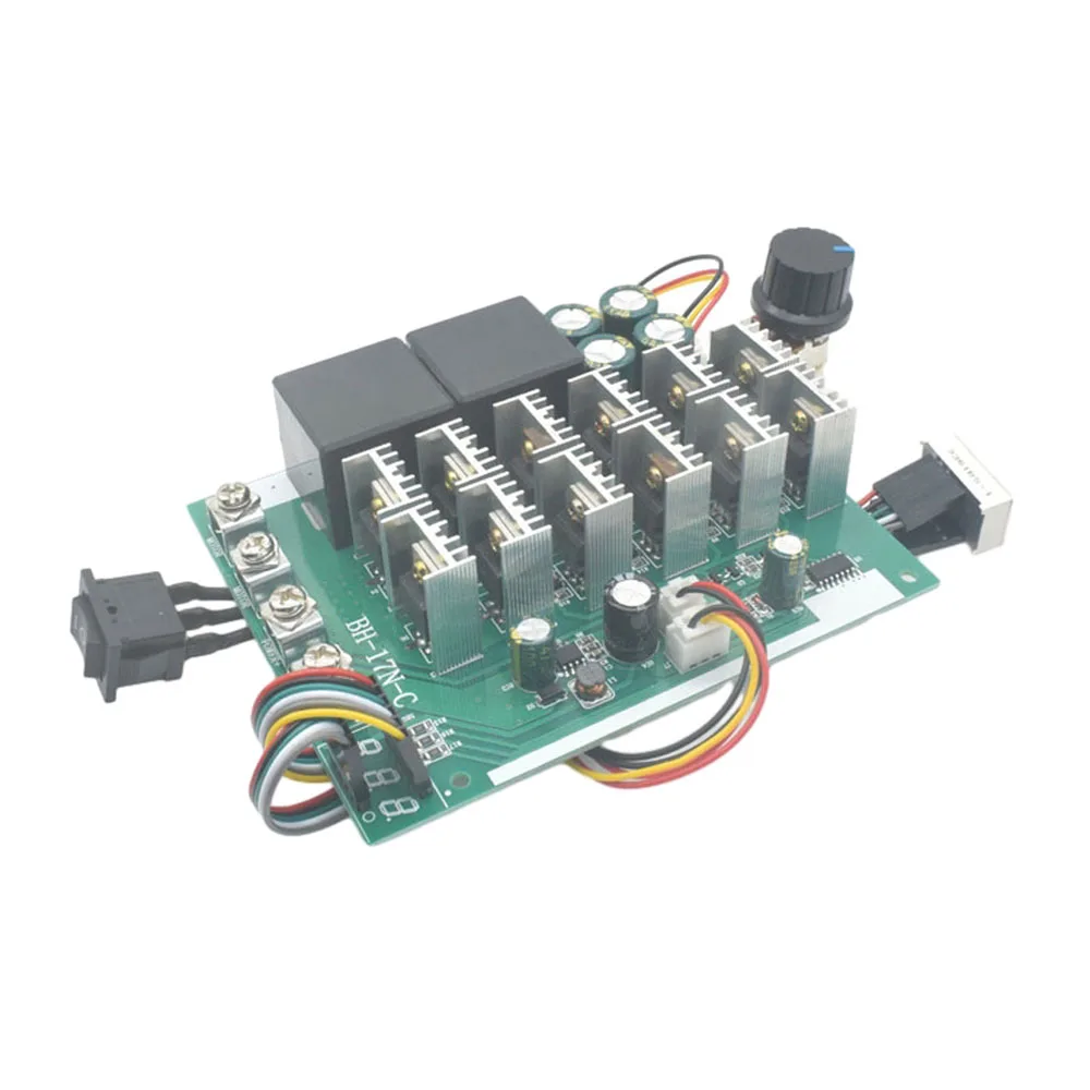 

Dc 10-55v Motor Speed Controller Forward And Reverse 0-100% Motor Speed Adjustable Regulator Motor Governor With Digital Display
