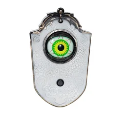 Glowing One-Eyed Halloween Doorbell with Spooky Sound Effects (D)