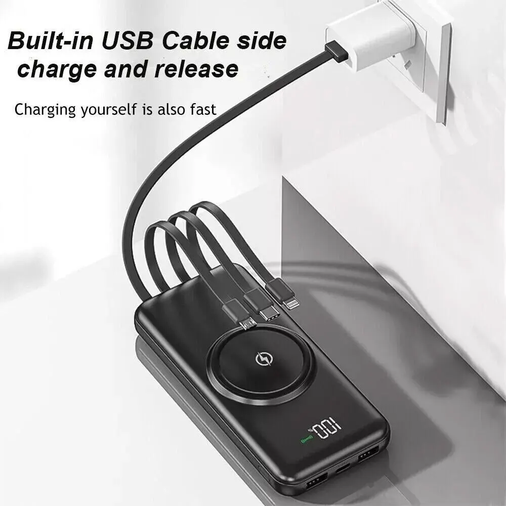 Portable 20000Mah Power Bank Pack Fast Charger Battery 2 USB For Mobile Phone : 3 - 5 Days Free Delivery Only UK