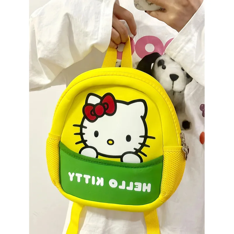 

Hellokitty cute backpack Hello Kitty children's school bag Hello kt college student casual cartoon female bag