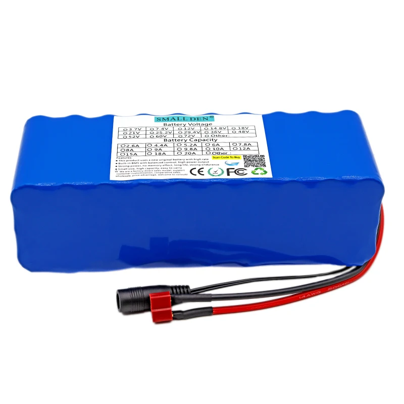 36V 7.8Ah 8Ah 18650 Li-ion battery pack 10S3P 500W Motor 7800mAh 42V  Electric bicycle