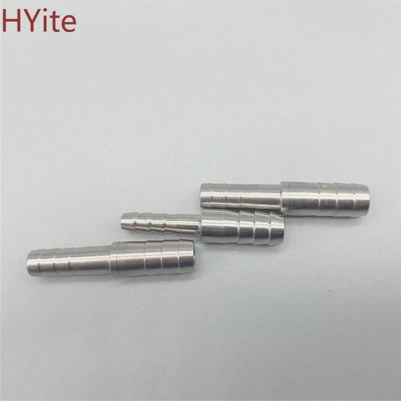 6mm 8mm 10mm 12mm 14mm 16mm 20mm 2 Two Way Straight Hose Barb 304 Stainless Steeel Barbed Pipe Fitting Reducer Connector Pipe Fitting Hose Pipe Fitting