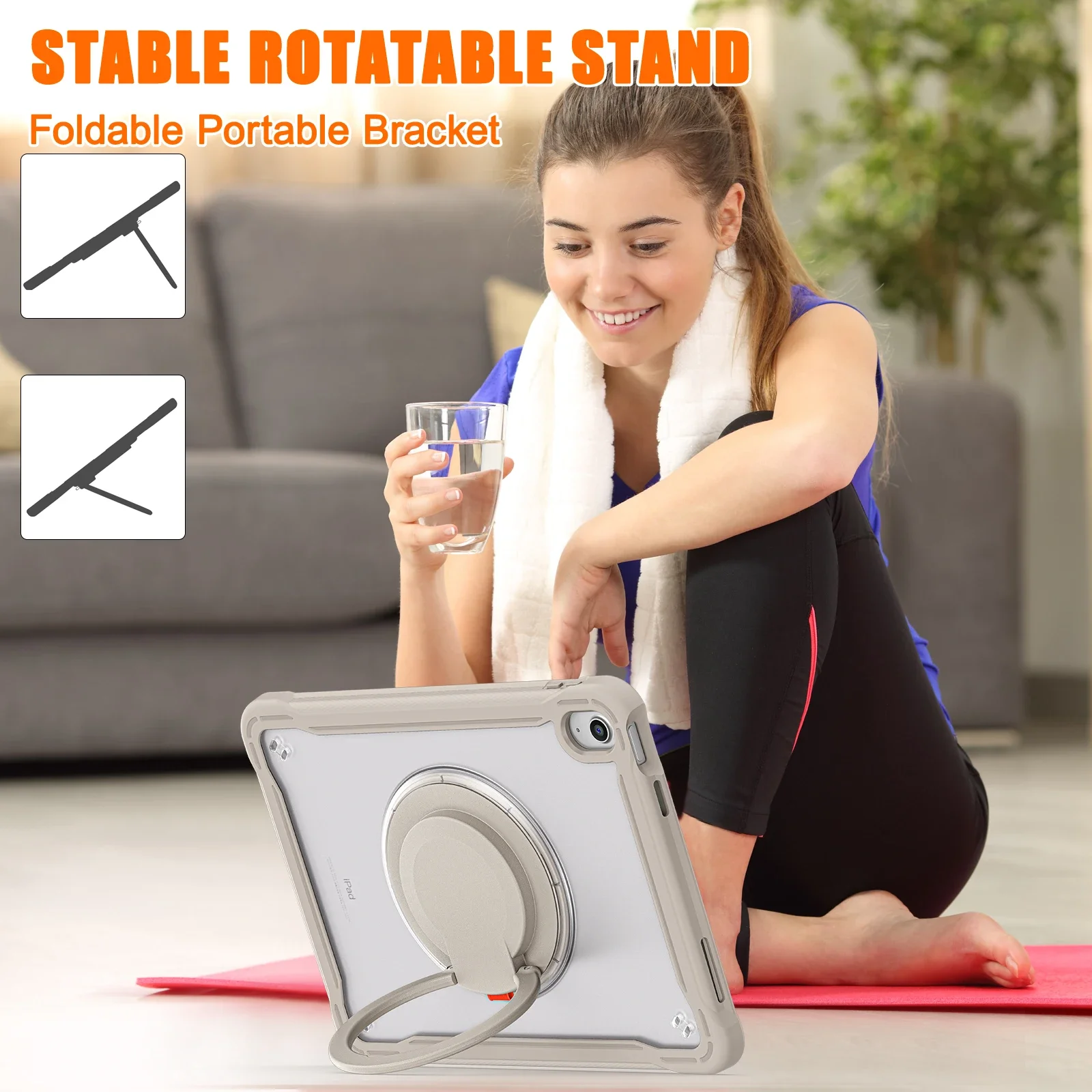 Durable Kids Tablet Cover with Shoulder Strap