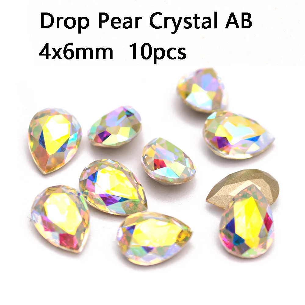 Drop 4x6mm 10pcs