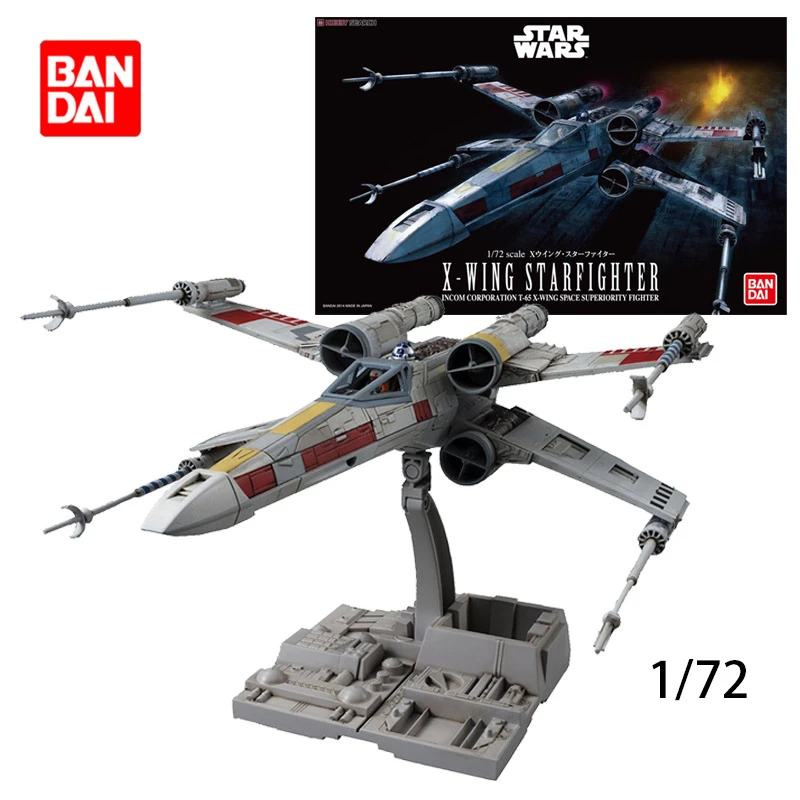 Bandai Star Wars X Wing Starfighter 1 72 Anime Action Toy Figures Desk Ornaments Assembly Collectable Model Toys Birthday Gift Action Figures Aliexpress